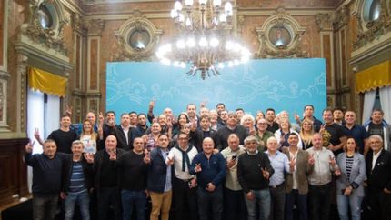Se reunieron con Kicillof para expresarle su apoyo.