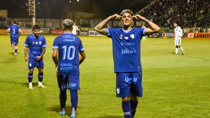 La felicidad del goleador.
