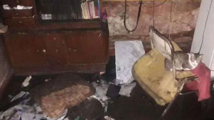 La casa estaba ubicada en Larrazábal y Necol.