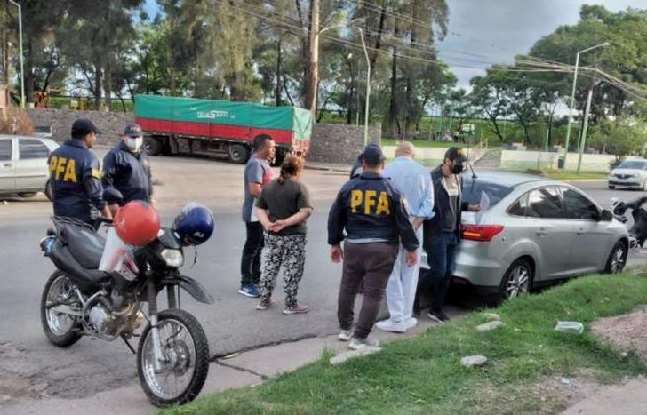 Uno de los detenidos.