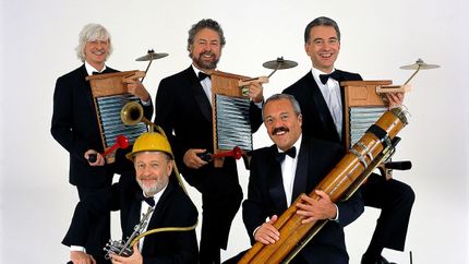 Les Luthiers, en una recordada formación. Les Luthiers, en una recordada formación.