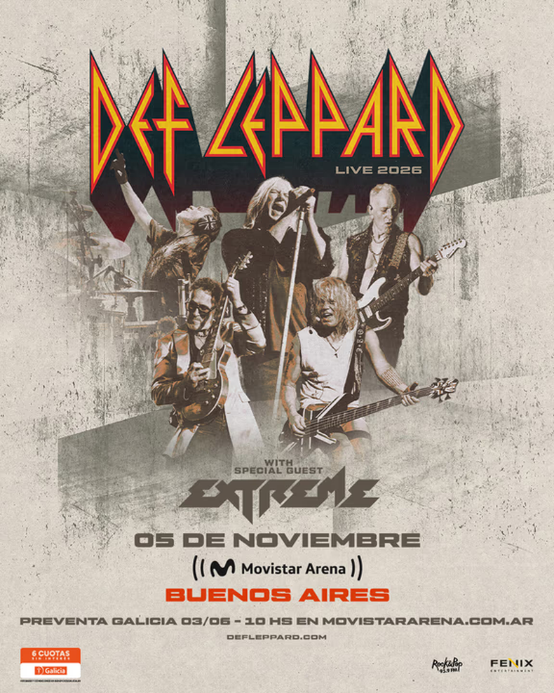La leyenda del rock, en el Movistar Argentina. 