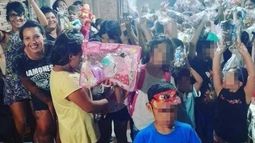 El merendero ya hizo el festejo del Día de la Niñez en años anteriores.