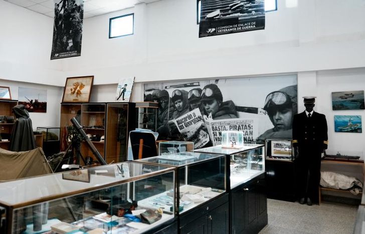 El Museo Malvinas tiene múltiples objetos y reliquias históricas.