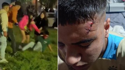 El joven atacado casi es asesinado a golpes.