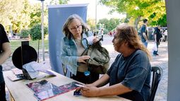 Jornada de salud mental en la Plaza Libertad.