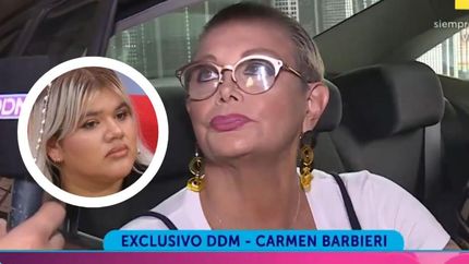 Carmen Barbieri se refirió a la polémica con Morena Rial.