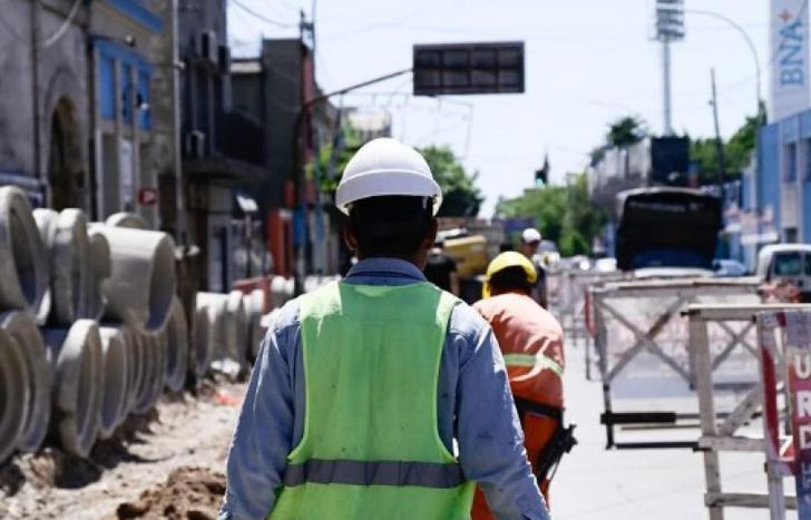 Por estos días realizan las obras hidricas.