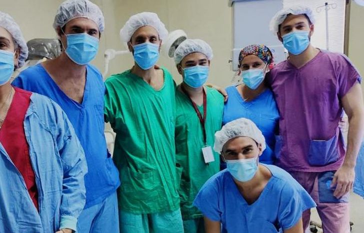 El equipo que logró la intervención de forma exitosa.