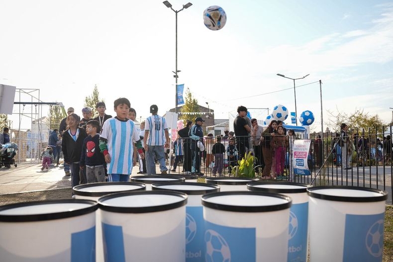 El Municipio organiza propuestas temáticas relacionadas a la Selección Argentina. 