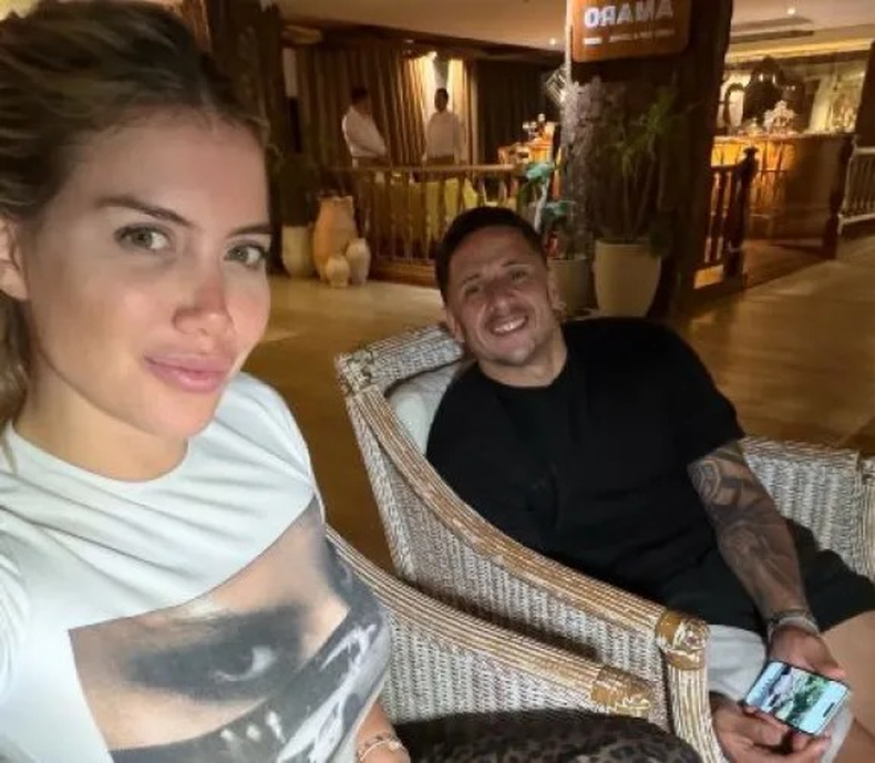 Wanda Nara y Martín Migueles. 