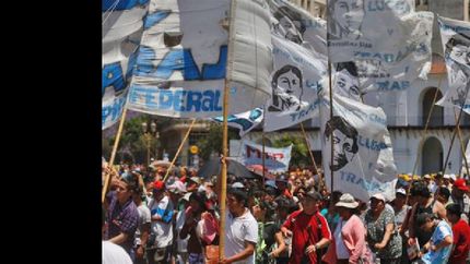 arranco la marcha federal por pan y trabajo en el obelisco