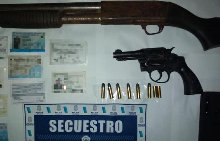 Parte de lo incautado.