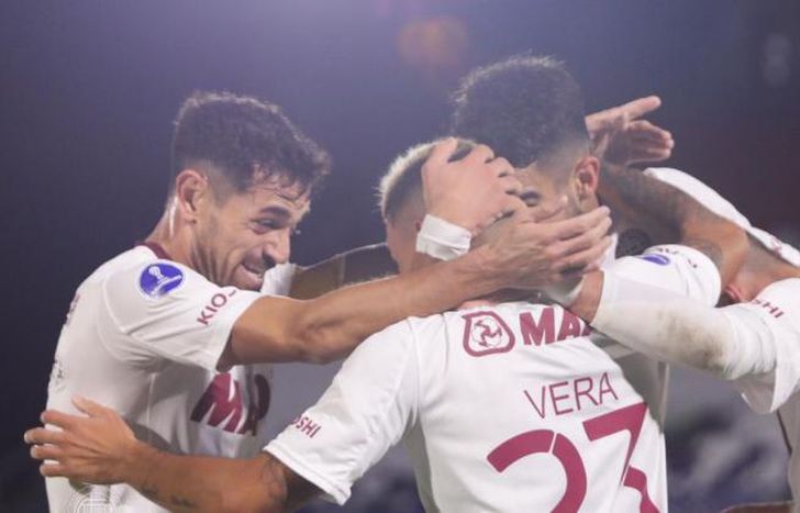 El Laucha Acosta ya piensa en el partido ante Talleres.