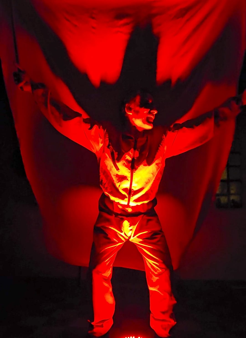 Mario Marino, en escena. 