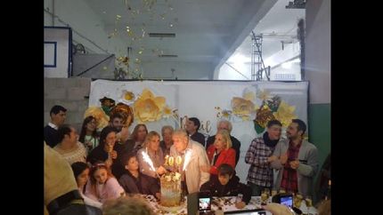 un fundador del club juventud unida de llavallol festejo sus 100 anos