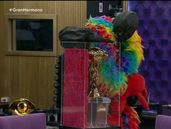 Llamativa presencia en la casa de Gran Hermano.&nbsp;
