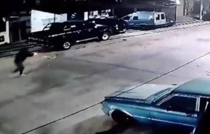 Una cámara grabó el asesinato de Leandro Ojeda.