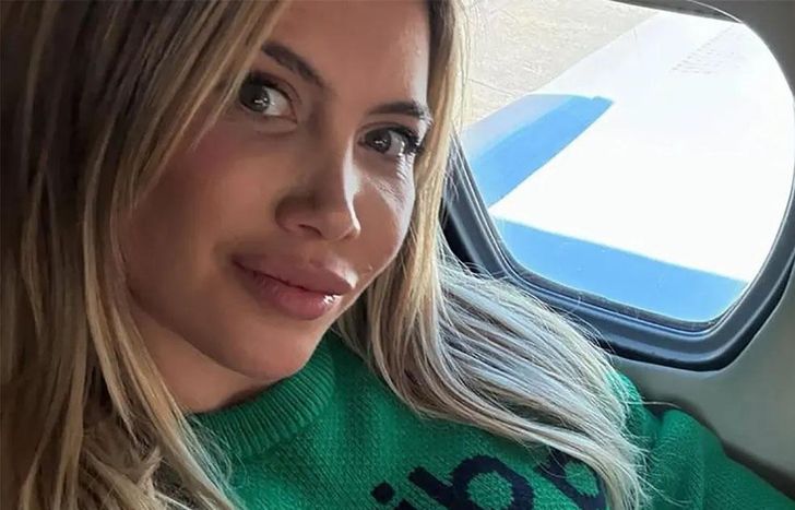 Wanda Nara, de viaje.