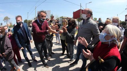 Martín y Katopodis conversaron con vecinos y vecinas.
