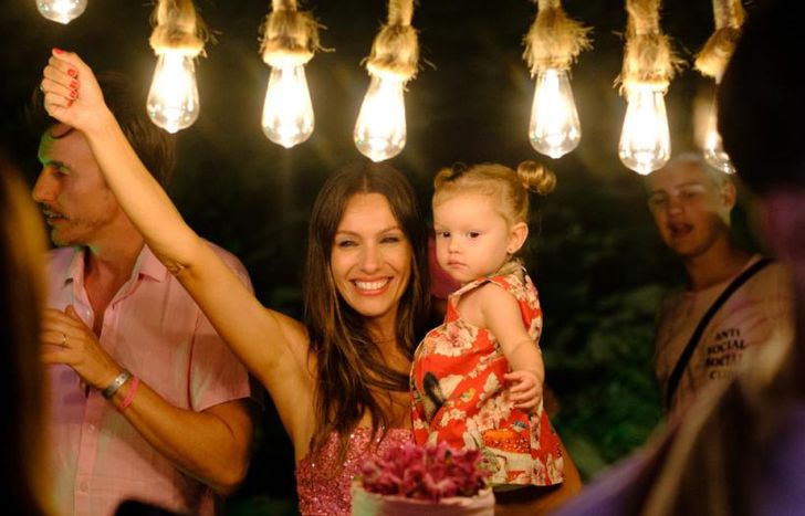 Pampita y su pequeña hija Ana.