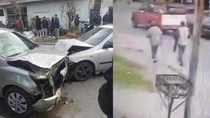 La tragedia quedó filmada por una cámara de seguridad.