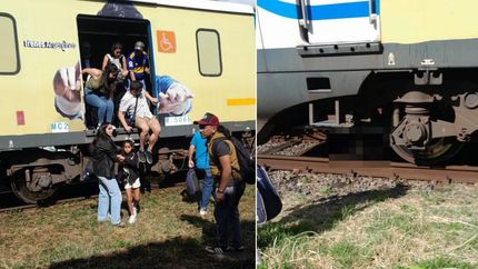 Los pasajeros descendieron por sus propios medios.
