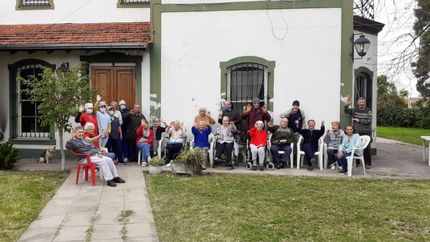 La estancia hoy es un geriátrico: los adultos contaron anécdotas.