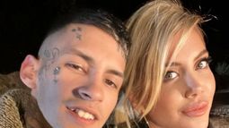 Wanda Nara, L-Gante y una manito indiscreta