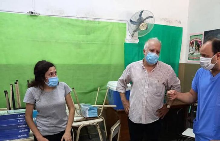 Preparan las escuelas para la campaña de vacunación.