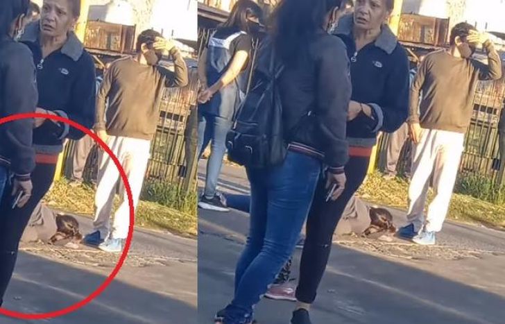 Imágenes del momento después del accidente.