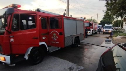 La vivienda ubicada sobre la calle Alemania en Temperley quedó destruida.