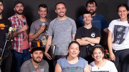 Bruno y el grupo de trabajo, felices por la ayuda recibida. Bruno y el grupo de trabajo, felices por la ayuda recibida.