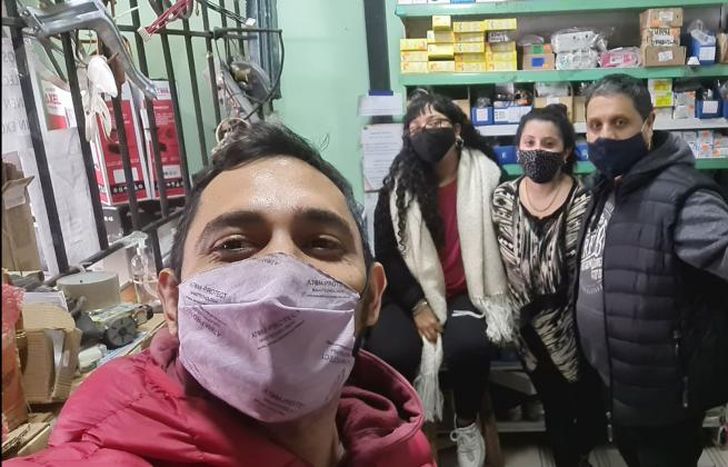 Donó una cocina nueva a un comedor.