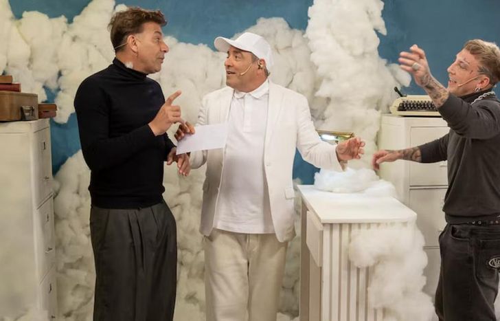 Martín Bossi, Mariano Iúdica y El Polaco.