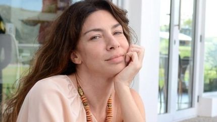 Romina Gaetani, en un mal momento.