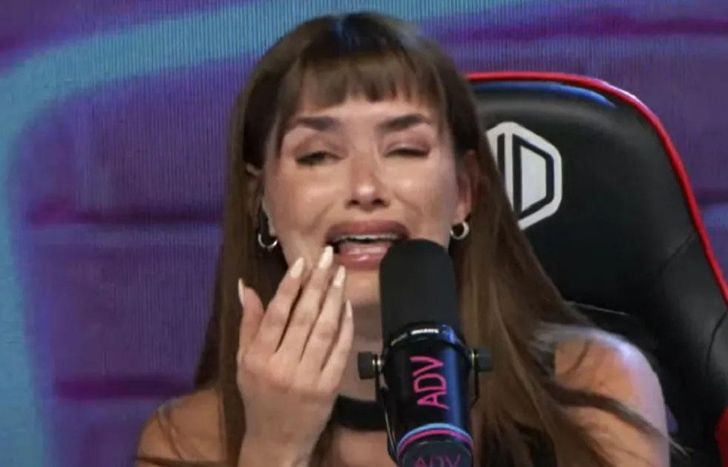 Agustina Peñalva se quebró en vivo.