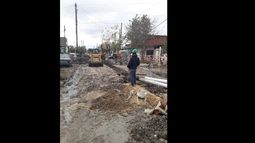 Progresan las obras para sumar a 140 mil lomenses a la red cloacal