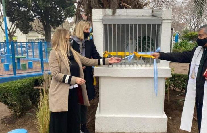 La garita fue inaugurada en la Plaza Espora.