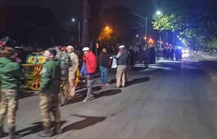 Impidieron la entrada a Luján a 30 peregrinos de Lomas.