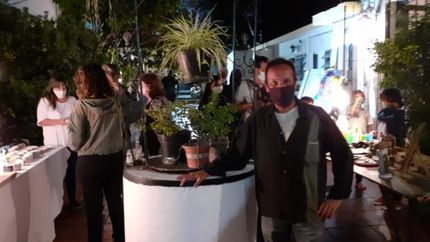 Andrés entró al aljibe y recordó un famoso mito sobre ese pozo.