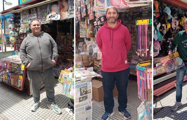 Martín, Mauricio y Víctor, orgullosos de su profesión, la cual llevan a cabo hace varias décadas en Lomas.