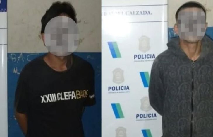 Los dos detenidos por el robo.