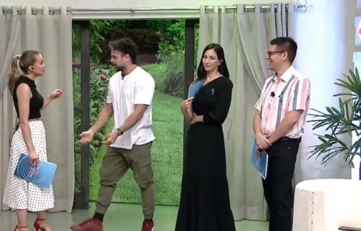 Luciano Castro no la pasó bien en un programa.