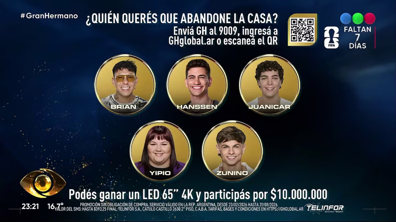 Placa de Gran Hermano. 