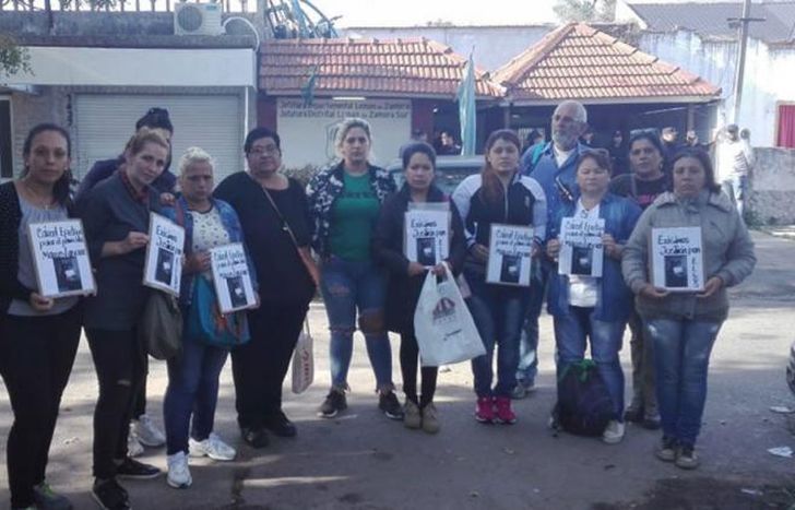 durante uno de los pedidos de justicia por el crimen de 2019.