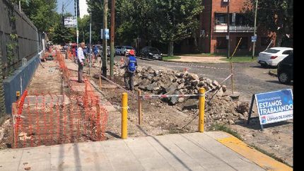 con distintos trabajos, mejoran el ingreso al country club de banfield