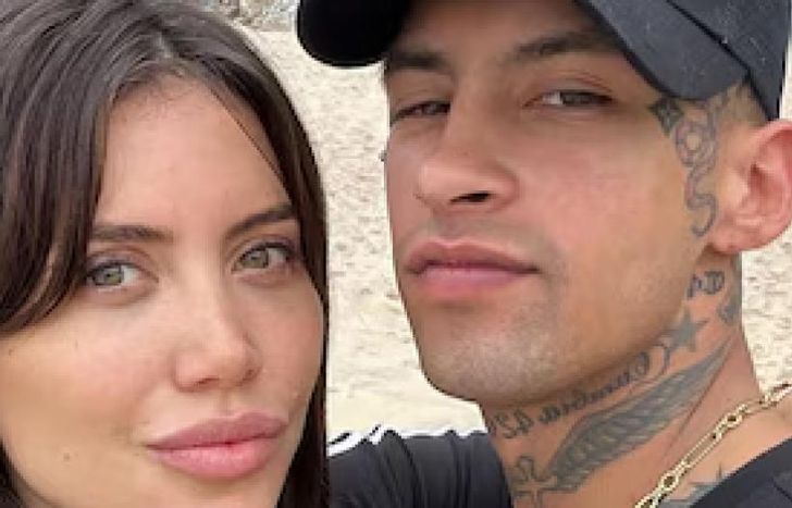 Wanda Nara y L-Gante.