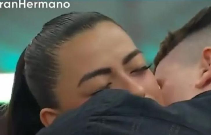Luz y su novio en Gran Hermano.