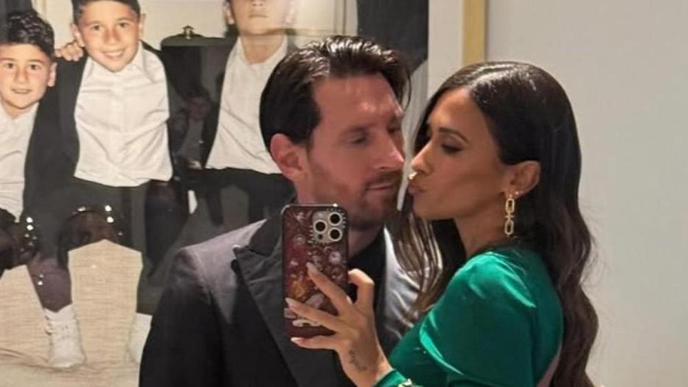 Lionel Messi y Antonela Roccuzzo.
